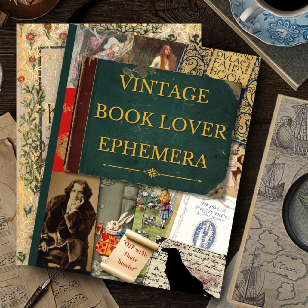 Vintage Book LOver Ephemera